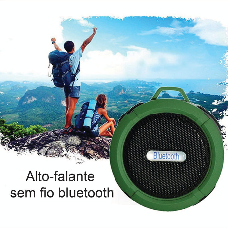 Mini alto-falante portátil Bluetooth à prova d'água sem fio