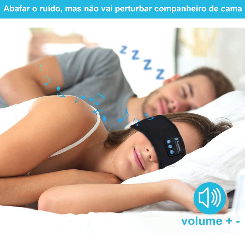 Fones de ouvido Bluetooth para dormir e atividades esportivas