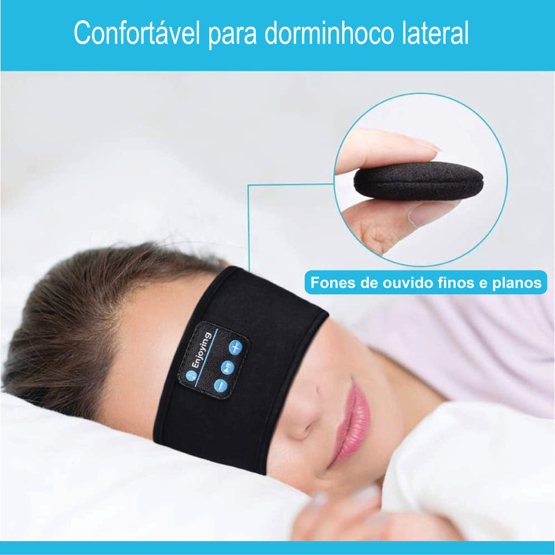 Fones de ouvido Bluetooth para dormir e atividades esportivas