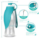 Garrafa de água portátil 580 ml para Pet