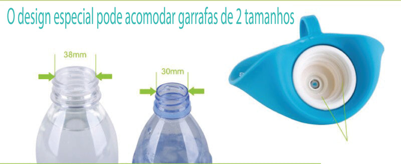 Garrafa de água portátil 580 ml para Pet